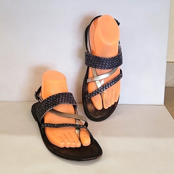 FREEBIRD BY STEVEN LEATHER SANDALS (sz 8) - Picture 1 of 7